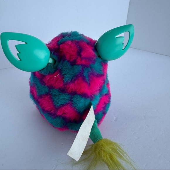 2012 Hasbro Furby BOOM Hearts Blue Teal Pink Interactive Talking Toy Plush EUC - Picture 7 of 14
